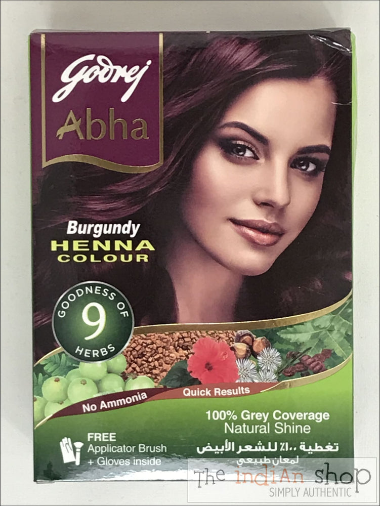 ABHA Henna Burgundy (6x10g) - 60 g - Beauty and Health