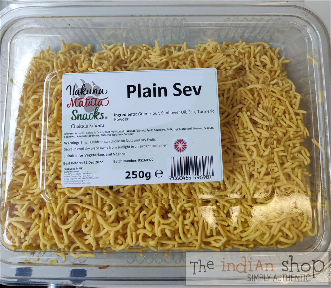 Hakuna Matata Hand Made Plain Sev - 250 g - Snacks