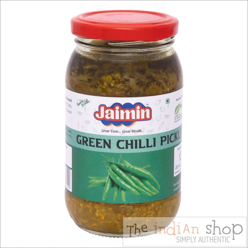 Jaimin Green Chilli Pickle - 400 g - Pickle