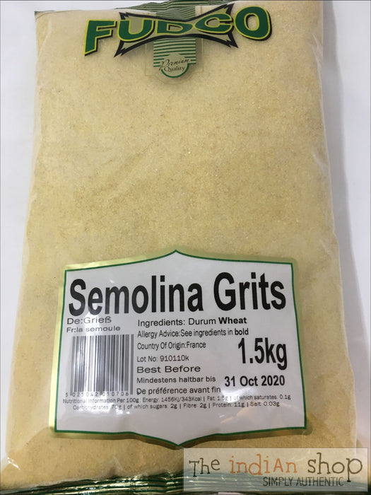 Fudco Semolina Grits - Other Ground Flours