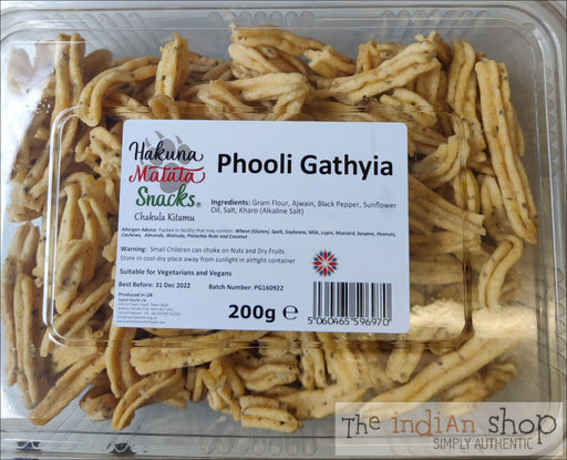 Hakuna Batata Hand Made Phooli Ghathiya - 200 g - Snacks