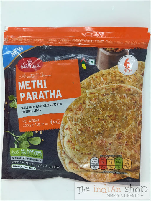 Haldiram Methi Paratha - Frozen Indian Breads