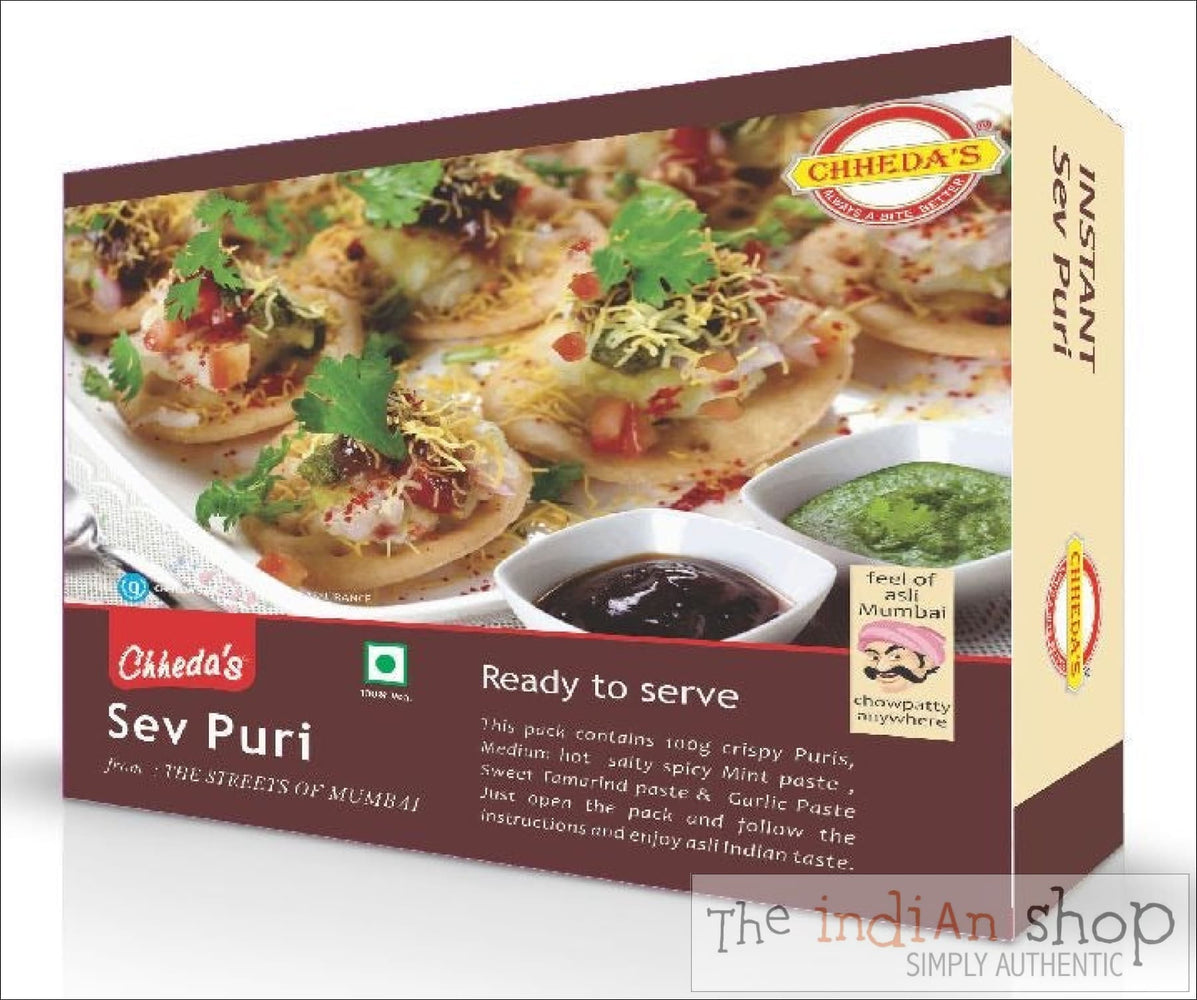 Chheda’s Instant Sev Puri with Chutney - 400 g - Snacks