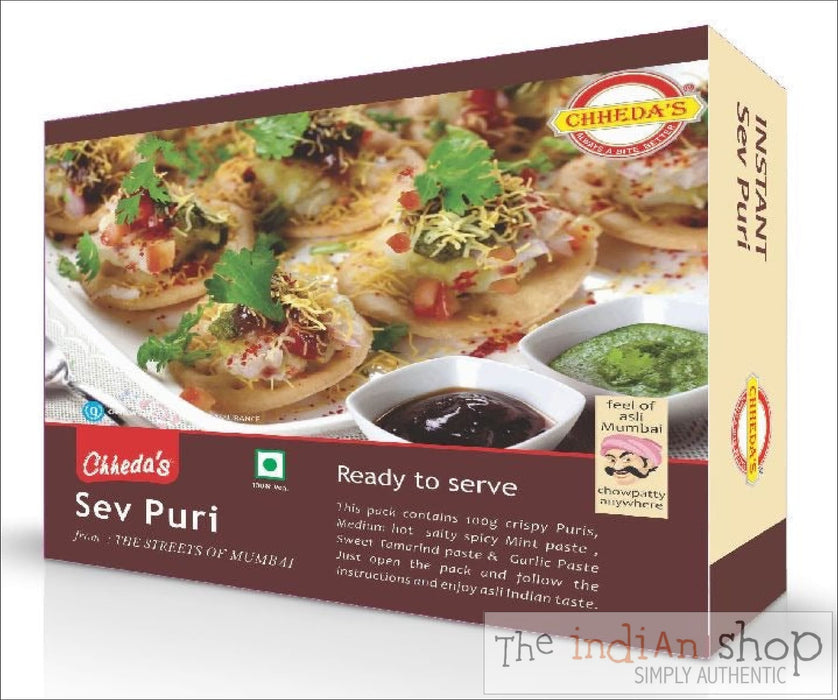 Chheda’s Instant Sev Puri with Chutney - 400 g - Snacks