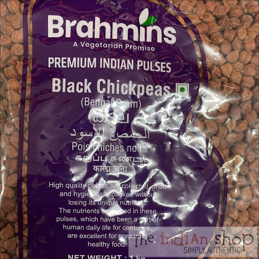 Brahmins Kala Chana (Black Chick Peas) - 1 Kg - Lentils