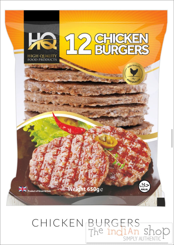 HQ Chicken Burgers - 650 g - Frozen Non Vegetarian Food