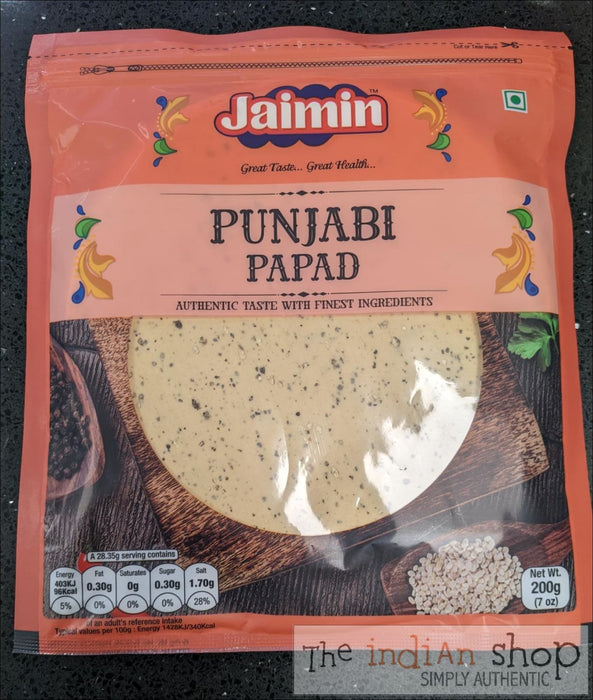 Jaimin Punjabi Pappad - 200 g - Appallams