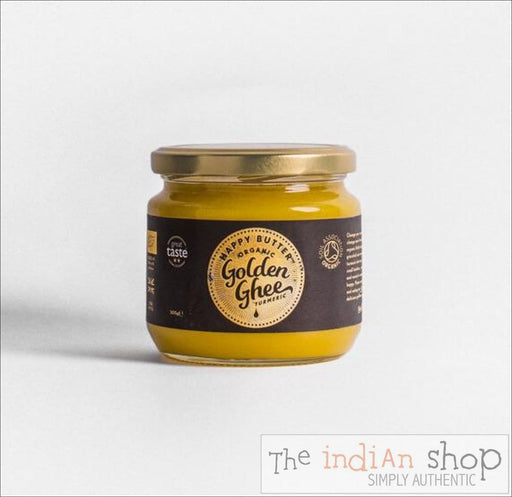 Happy Butter Original Organic Ghee with Turmeric - 300 g - Oil