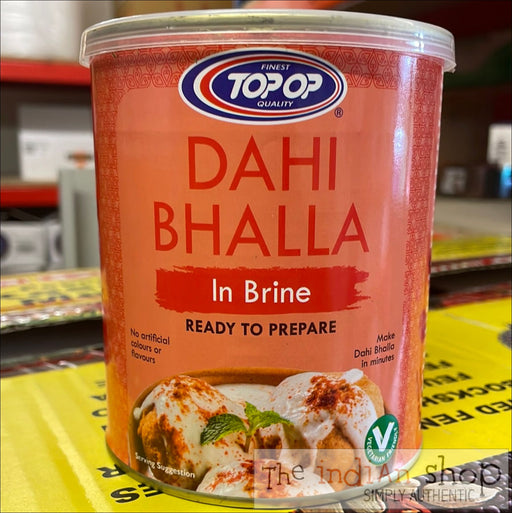 Top Op Dahi Bhalla in Brine - 800 g - Spices