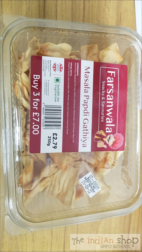 Farsanwala Masala Papdi Ghathiya - 250 g - Snacks