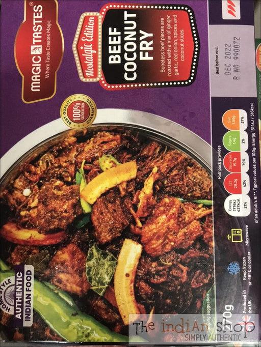 Magic Tastes Beef Coconut Fry - 270 g - Frozen Curries