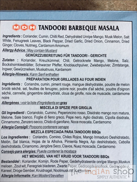 MDH Tandoori Barbeque Masala - Mixes