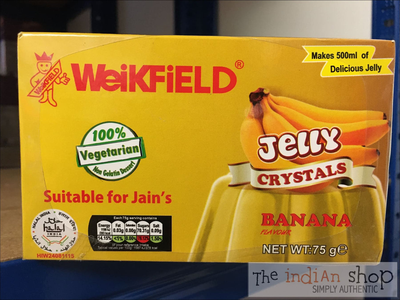 Weikfield Jelly Banana - 75 g - Mithai