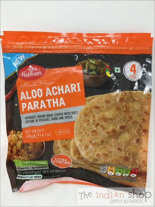 Haldiram Aloo Achari Paratha - Frozen Indian Breads
