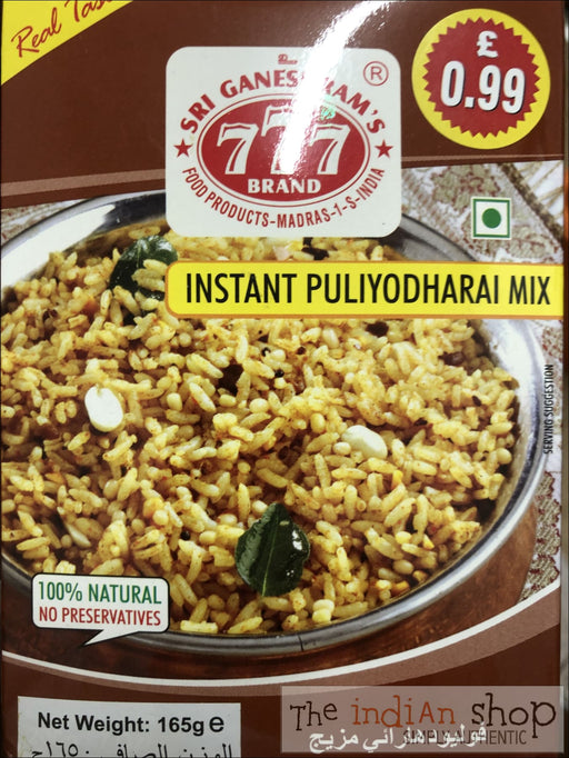 777 Instant Puliyodharai Mix - 165 g - Mixes