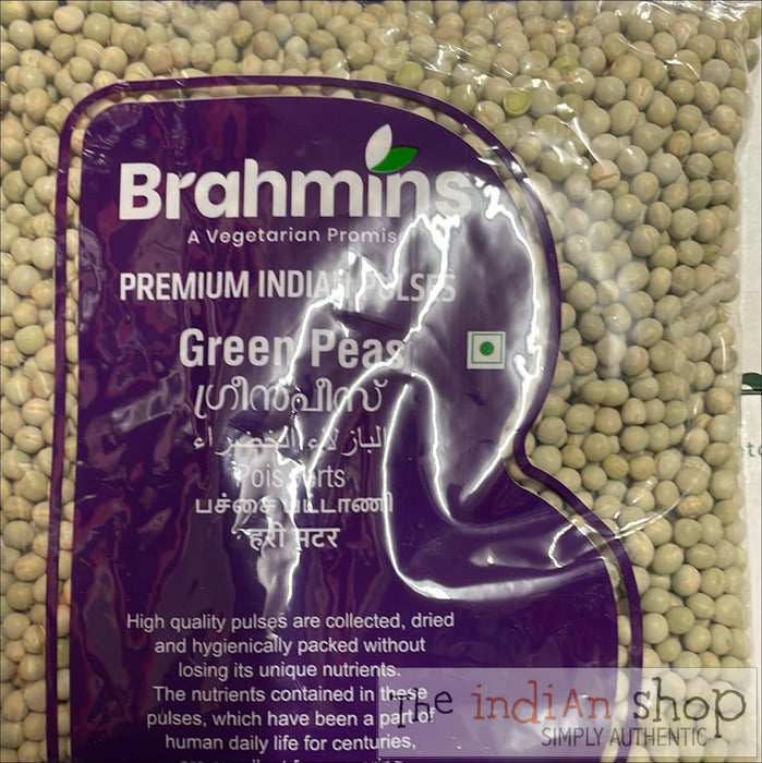 Brahmins Whole Green Peas - 1 Kg - Lentils