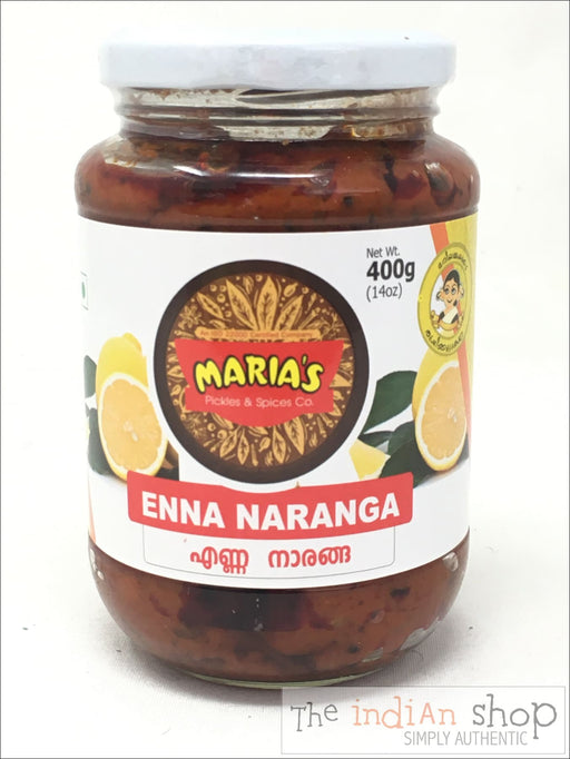 Maria’s Enna Naranga (Lemon) Pickle - 400 g - Pickle