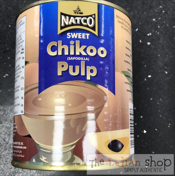 Natco Chikoo Pulp - 850 g - Canned Items