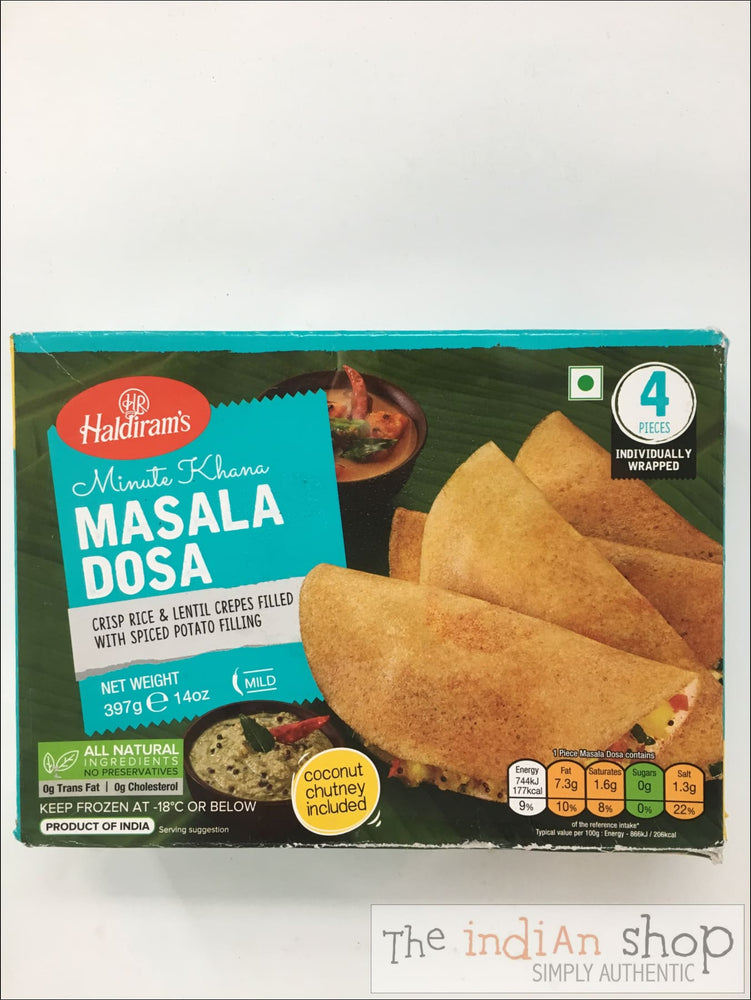 Haldiram Dakshin Express Masala Dosa - Frozen Ready to Eat