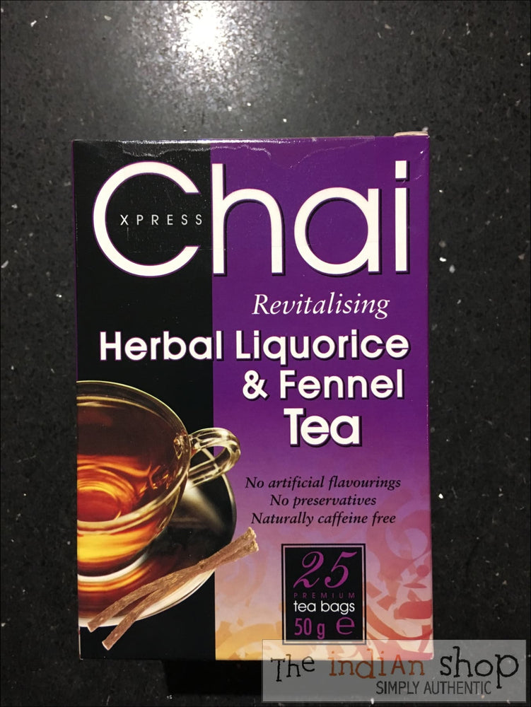 Chai Express Herbal Liquorice and Fennel Tea - Drinks