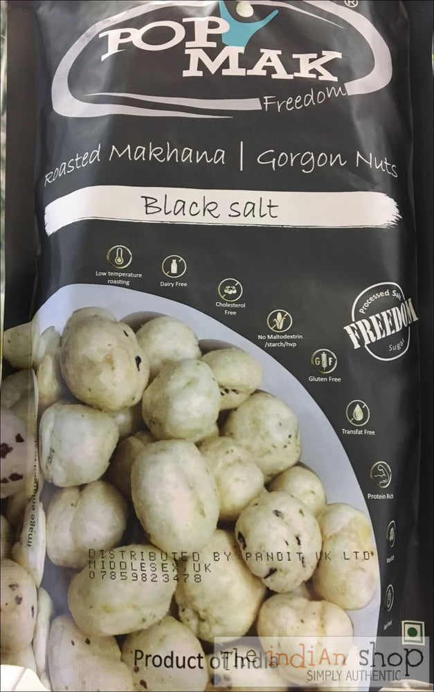 Pop Mak Roasted Makhana Black Salt - Snacks