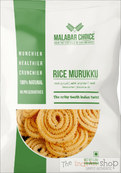 Malabar Choice Rice Murukku - 150 g - Snacks