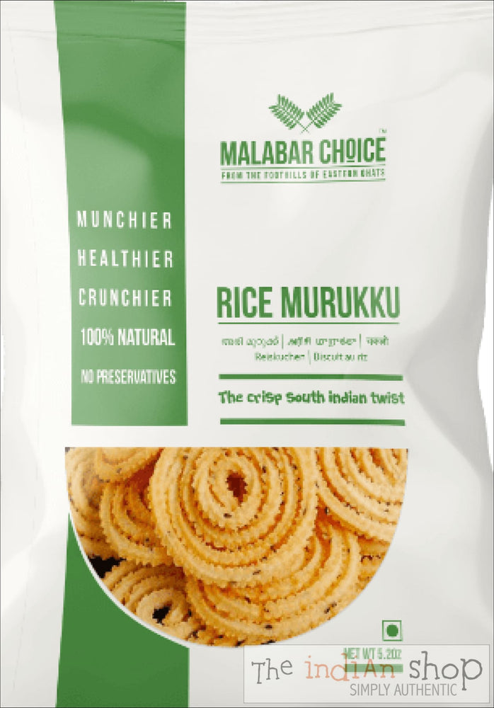 Malabar Choice Rice Murukku - 150 g - Snacks