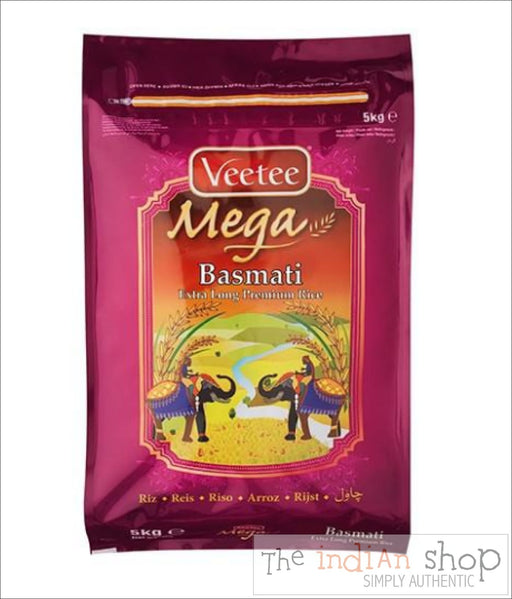 Veetee Mega Extra Long Rice - 5 Kg - Rice
