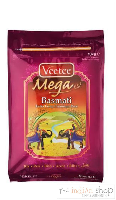 Veetee Mega Extra Long Rice - 10 Kg - Rice